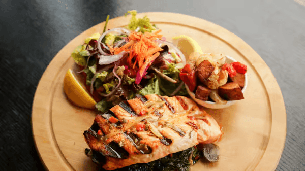Grilled Salmon Entree

